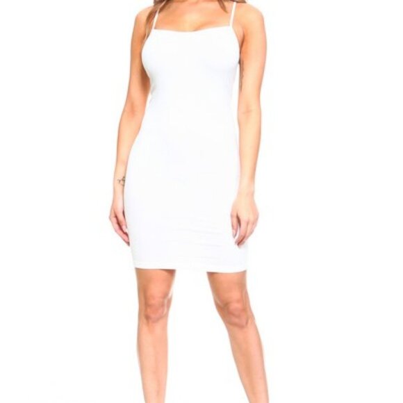 Women's Lightweight Seamless Slip Dress - Picture 3 of 4
